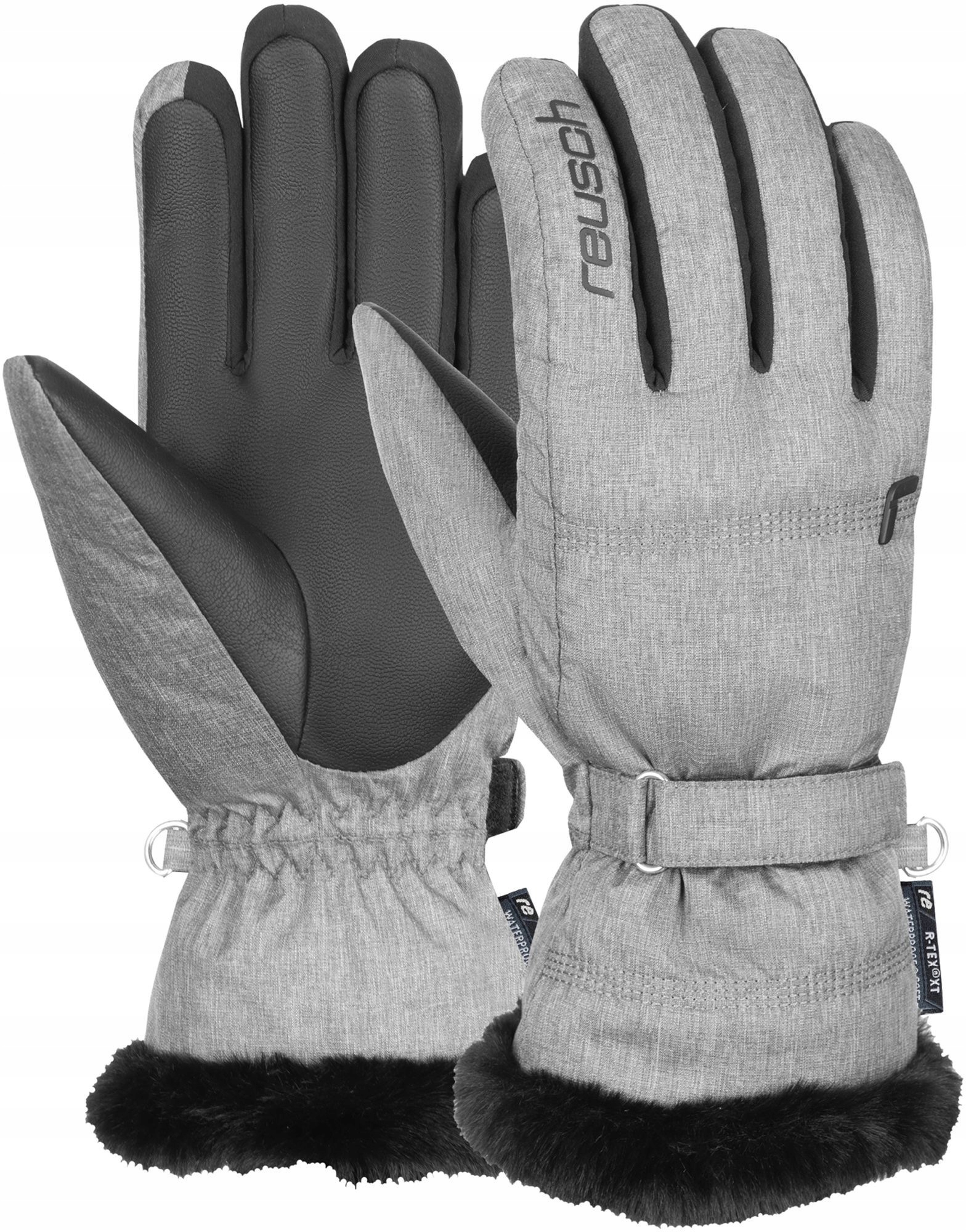Damskie Rękawice Narciarskie Reusch Luna R-tex Xt Rozmiar: 7,5 M grey/black