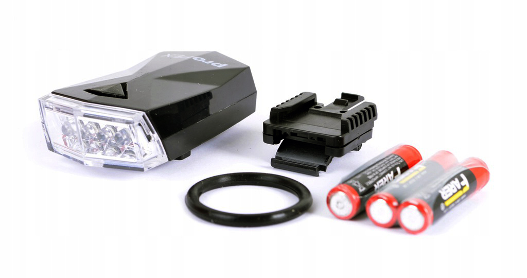 LAMPKA ROWEROWA PRZEDNIA STAR 4 LED CZARNA EAN (GTIN) 5903346352251