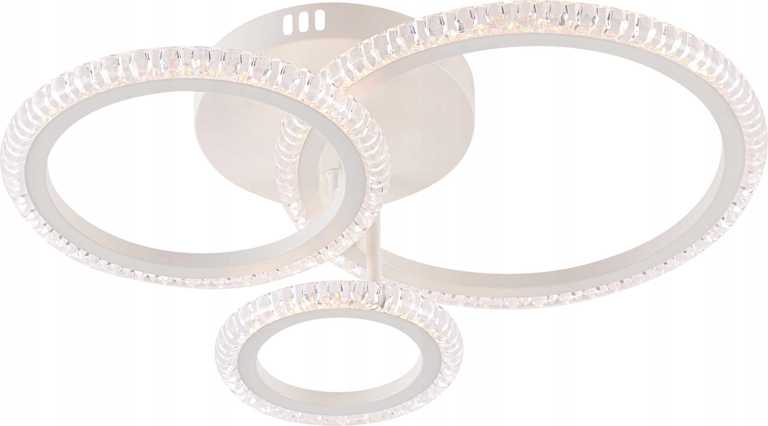 Moderní Led Lustr 60W Bílý Minimalistický Dálkový Ovladač Vargo DL1217