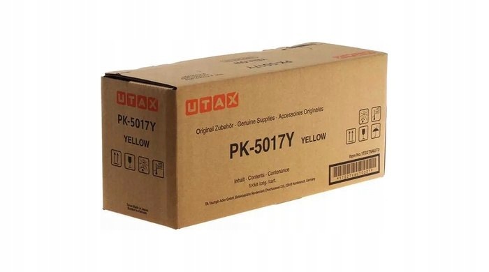 Originální žlutý toner Utax PC3062 PK-5017Y, PK5017Y (1T02TVAUT0, 1T02TVAT)