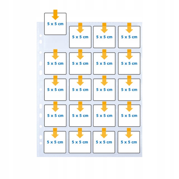 

Koszulka na slajdy 135 w ramkach 5x5 Herma 1 szt
