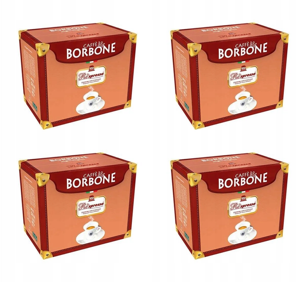 Levně Kapsle pro Nespresso Borbone Respresso Gold Blend 4x50 (200ks) 100% Arabi