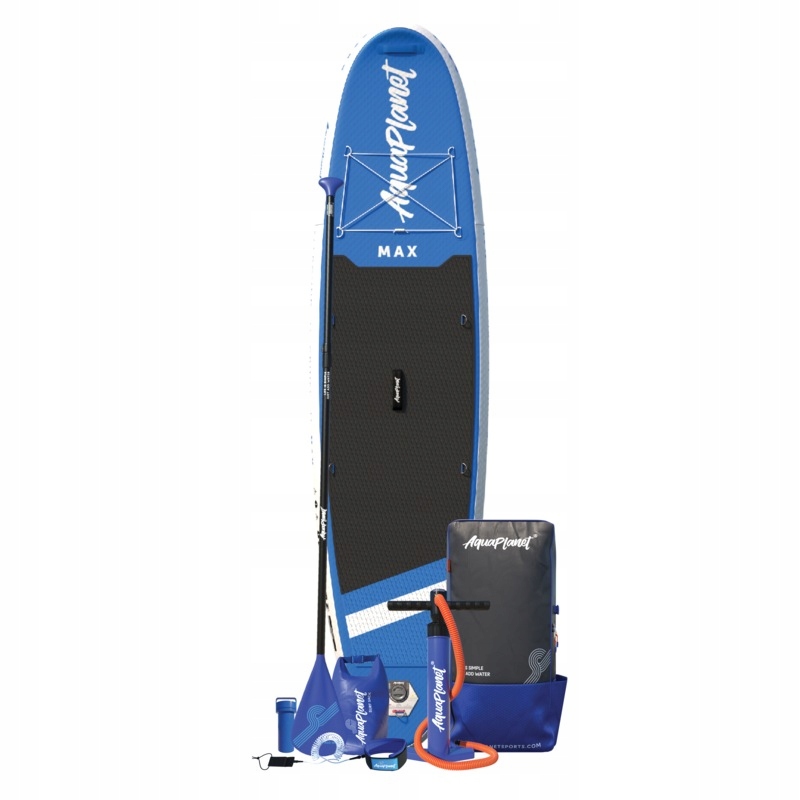 Sup Deska Aquaplanet Max 10'6″ Nafukovací pádlovací prkno Balíček Modrý
