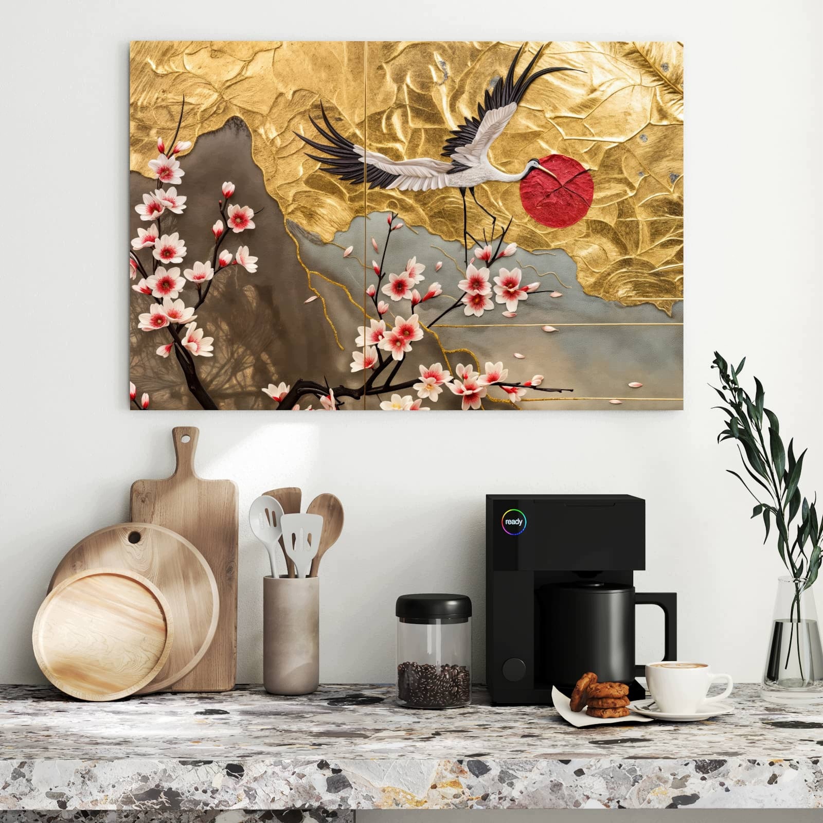 Magnetická tabule Květiny Žurawie 90 × 60 cm