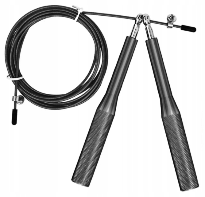 PROFESJONALNA SKAKANKA BOKSERSKA STALOWA REGULOWANA ŁOŻYSKA CROSSFIT 3M