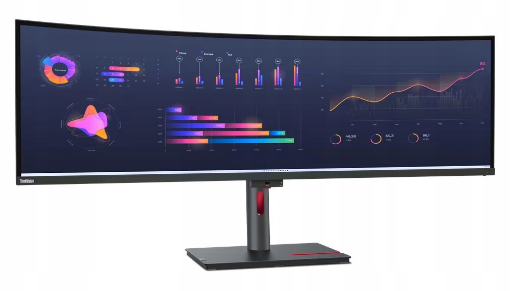 Monitor Lenovo ThinkVision P49w-30 63DBRAT1EU s úhlopříčkou 49" a