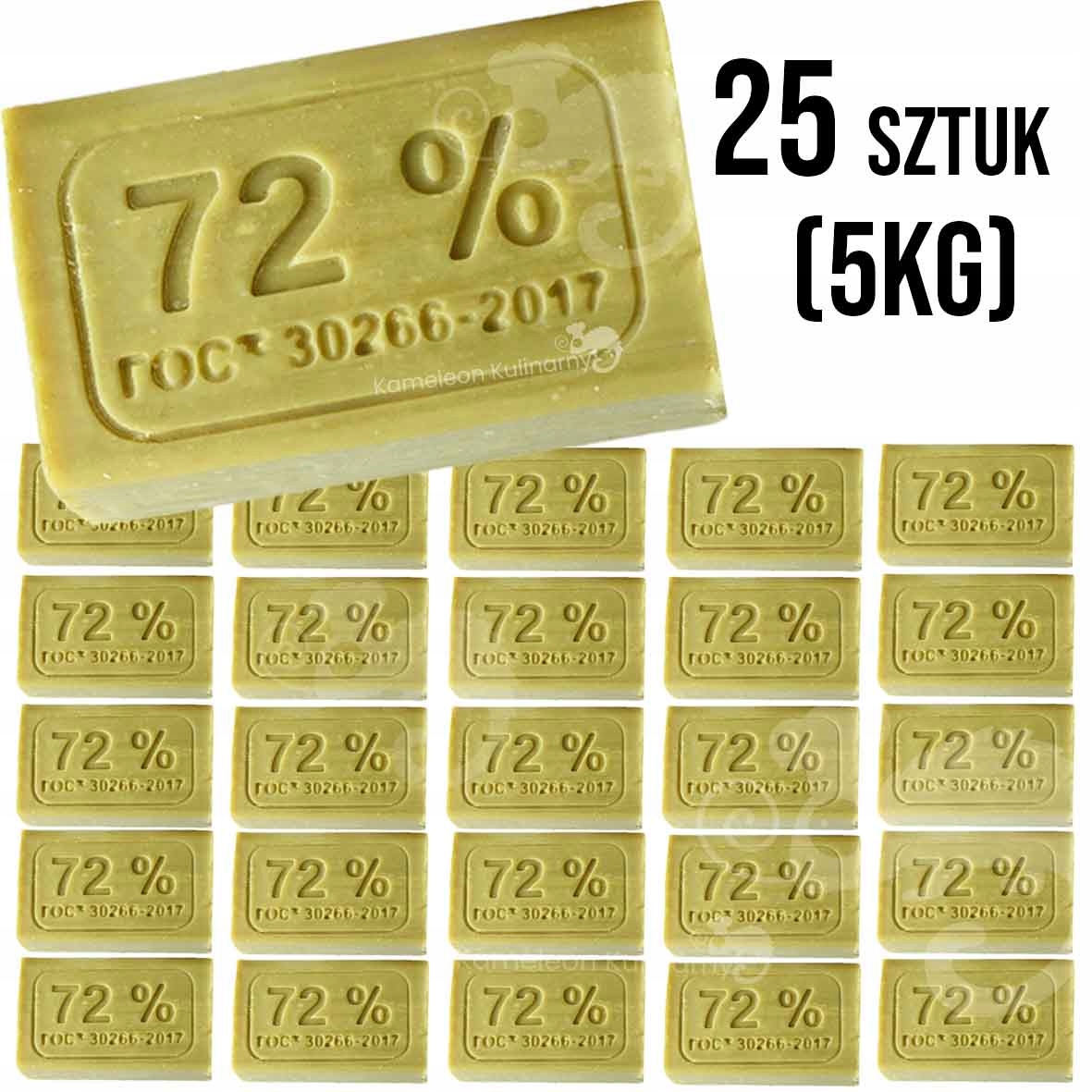 

Mydło Szare Naturalne 72% Hipoalergiczne 200g x25