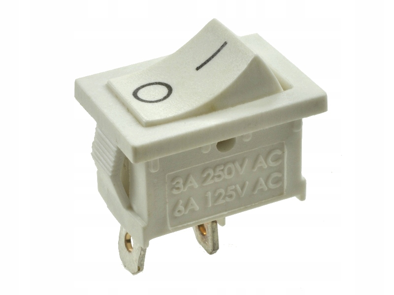 

Przełącznik klawiszowy On-off 3A 250V 13x19,2mm