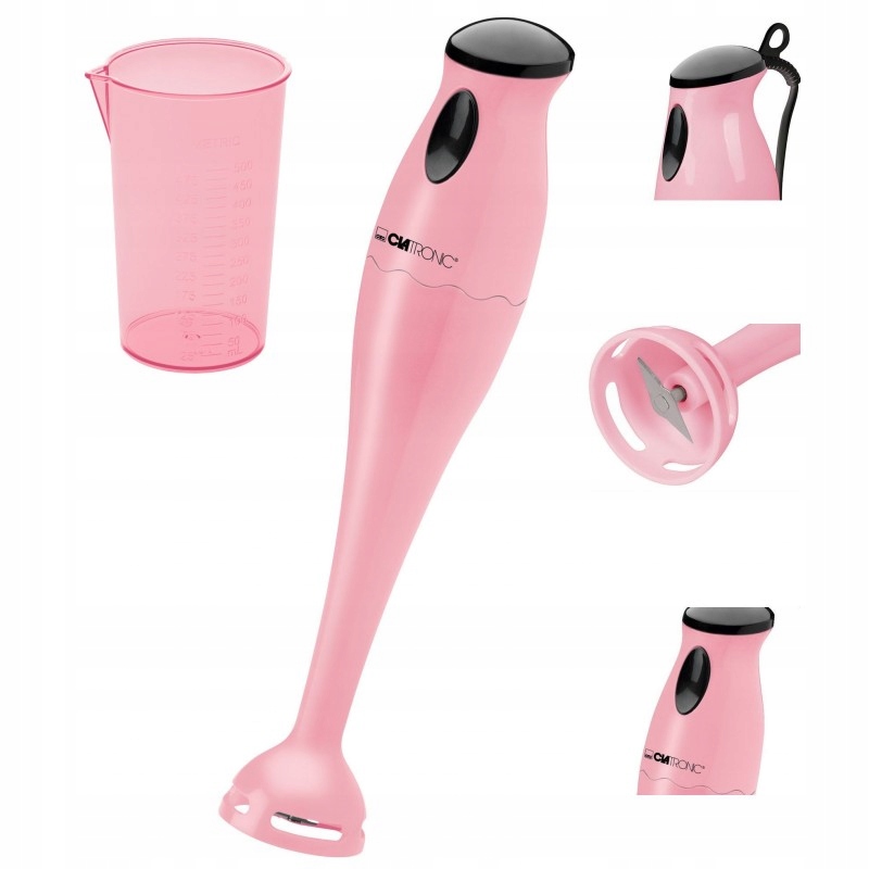 

Blender Ręczny Mikser Clatronic Pojemnik Wydajny