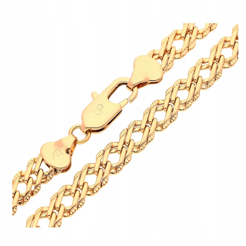 

Złoty łańcuszek rombo stal chirurgiczna