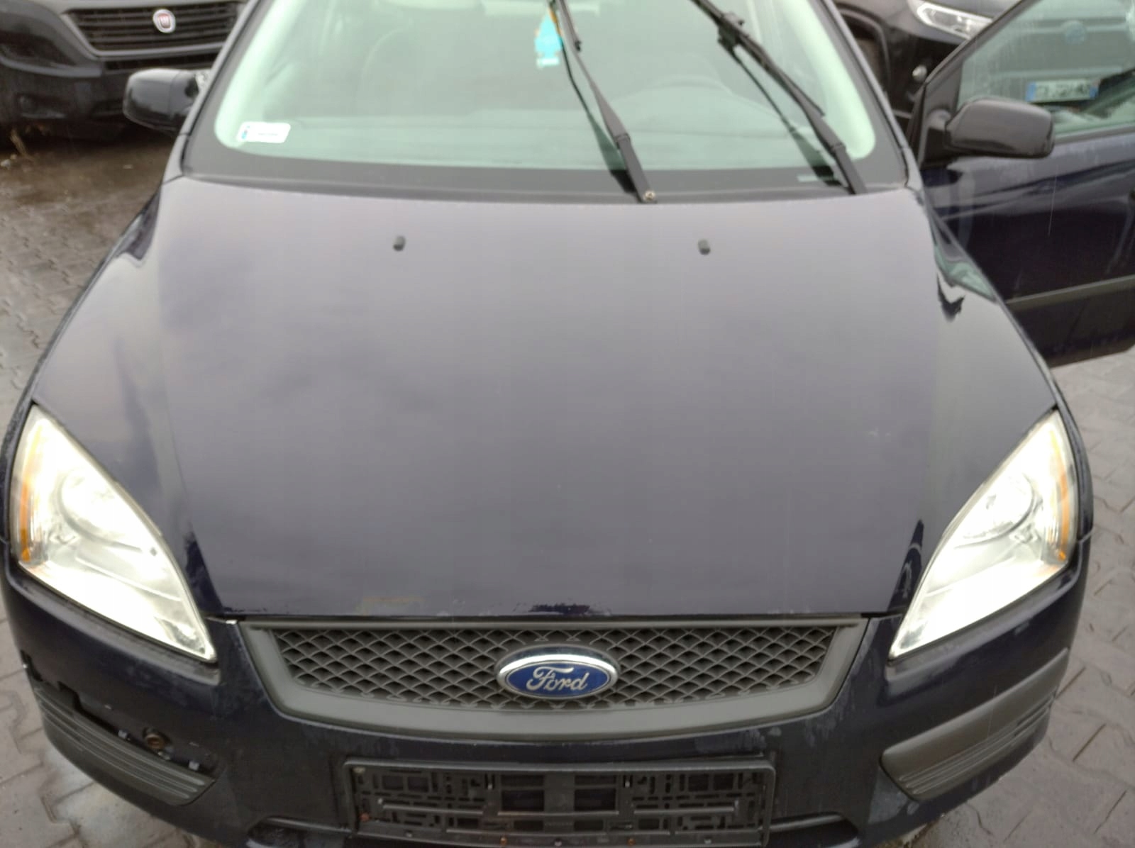 FORD FOCUS 2 II MK2 04-07 Cofano GRANATOWA V3