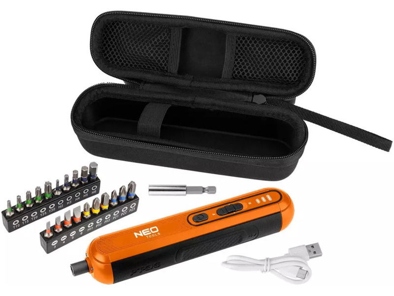 Wkrętak akumulatorowy Neo Tools 04-199