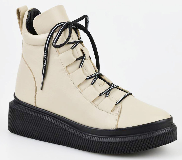 ARTIKER Botki Trzewiki Beżowe 0620 39