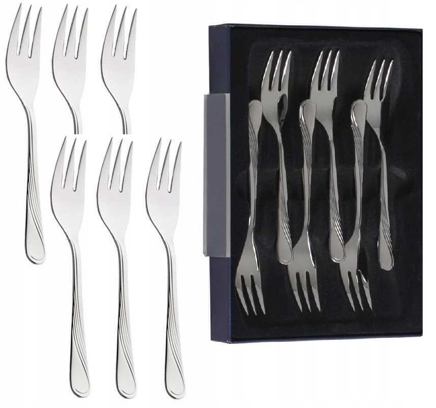 

Gerpol Zestaw 6 Sztućce Violino Widelczyki Połysk