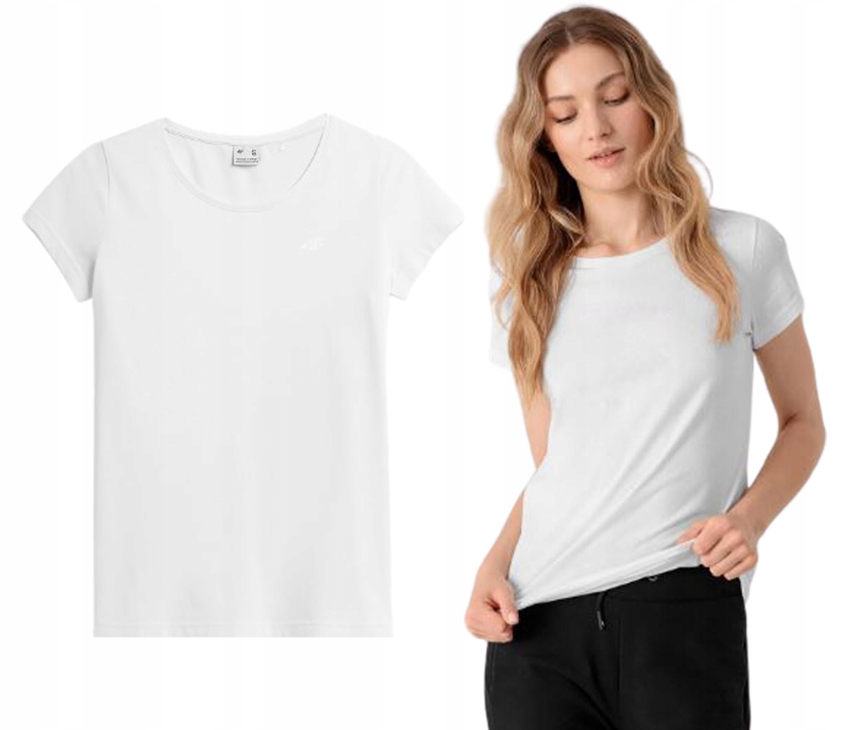 

T-shirt damski 4F bawełniany TSD350 bawełniany Xs