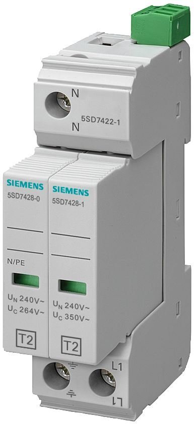 Ogranicznik przepięć C 2P 20kA 350V 5SD7422-1