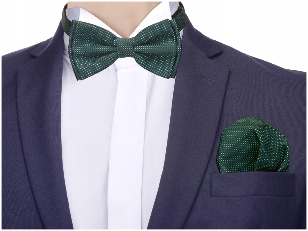 

Muszka + Poszetka Męska Koszuli Żakardowa Greg e14