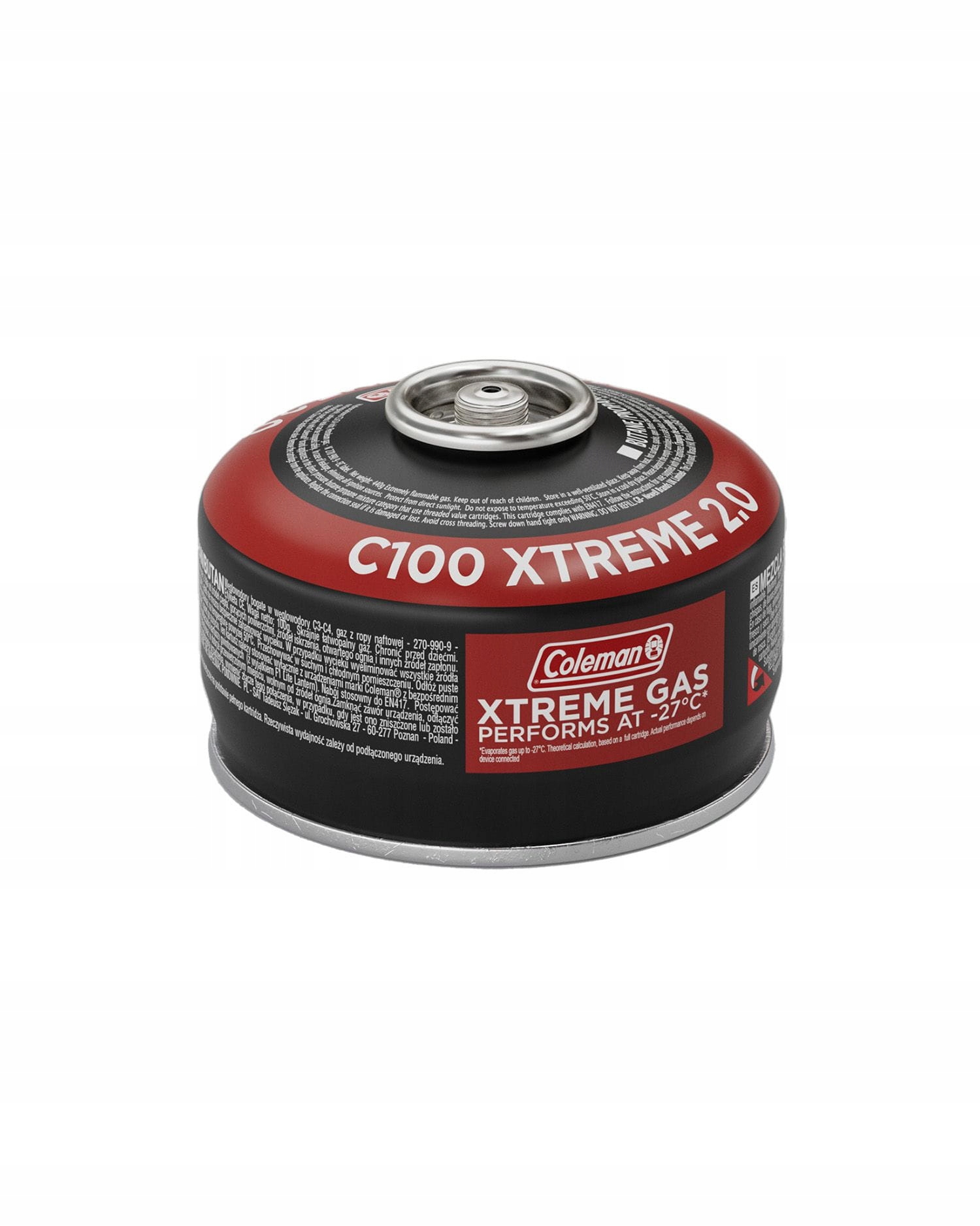 Kartusz gazowy Coleman Xtreme Gas 2.0 100g zimowy -27°C.