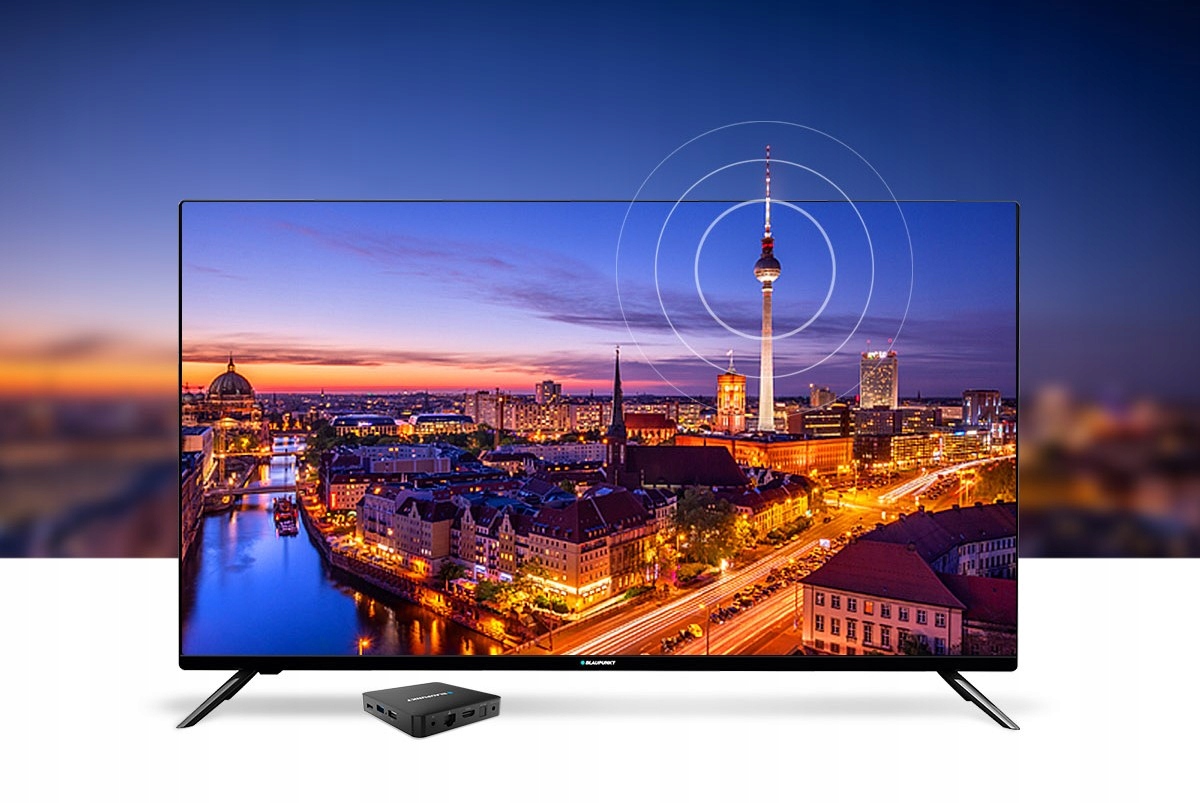 BLAUPUNKT ANDROID TV SMART BOX ODTWARZACZ MULTIMEDIALNY 4K WIFI USB HDMI Kod producenta B-STREAM BOX