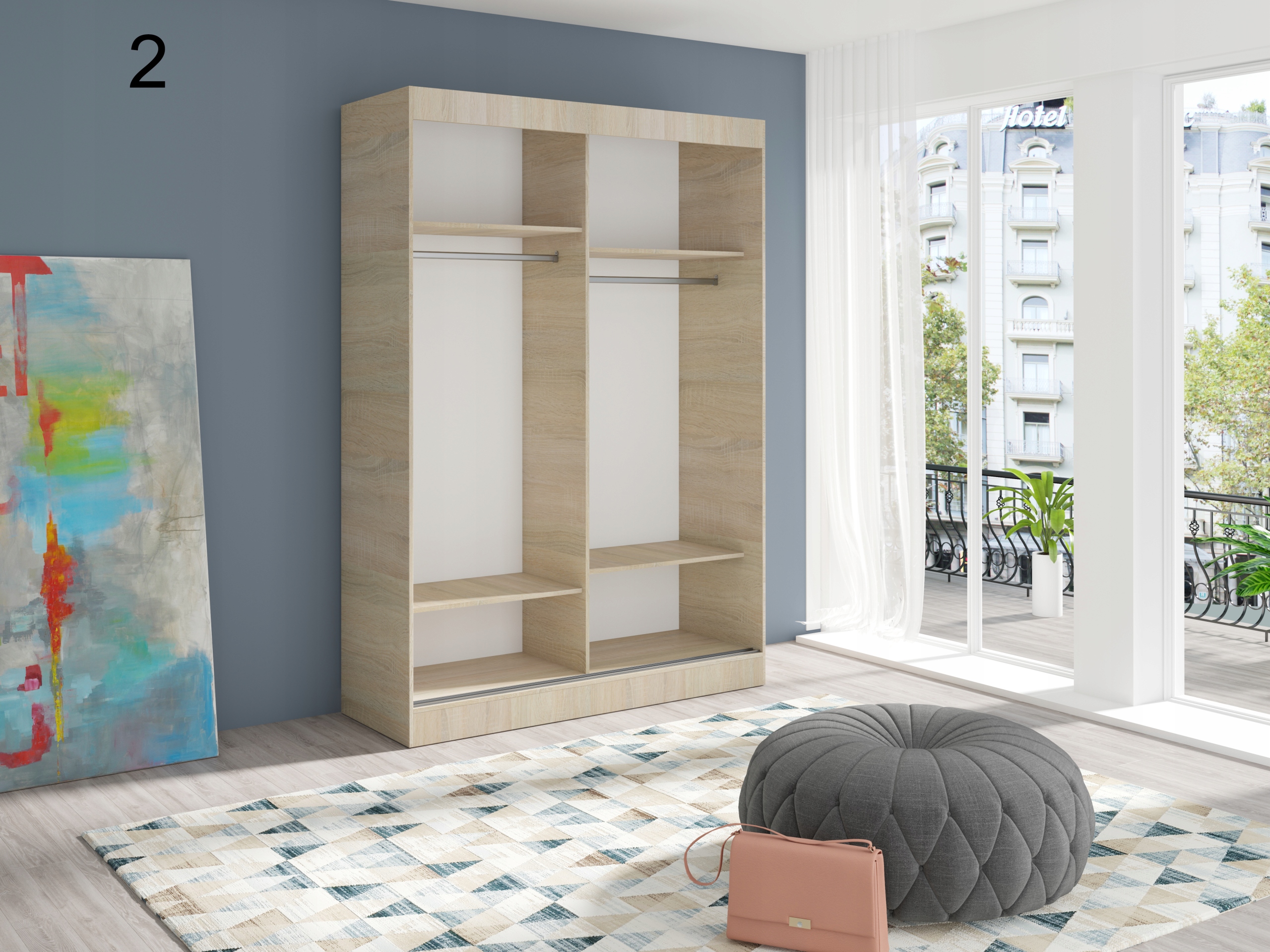 Szafa Producent ER-MAR Lustra Multi5 170cm Głębokość mebla 60 cm