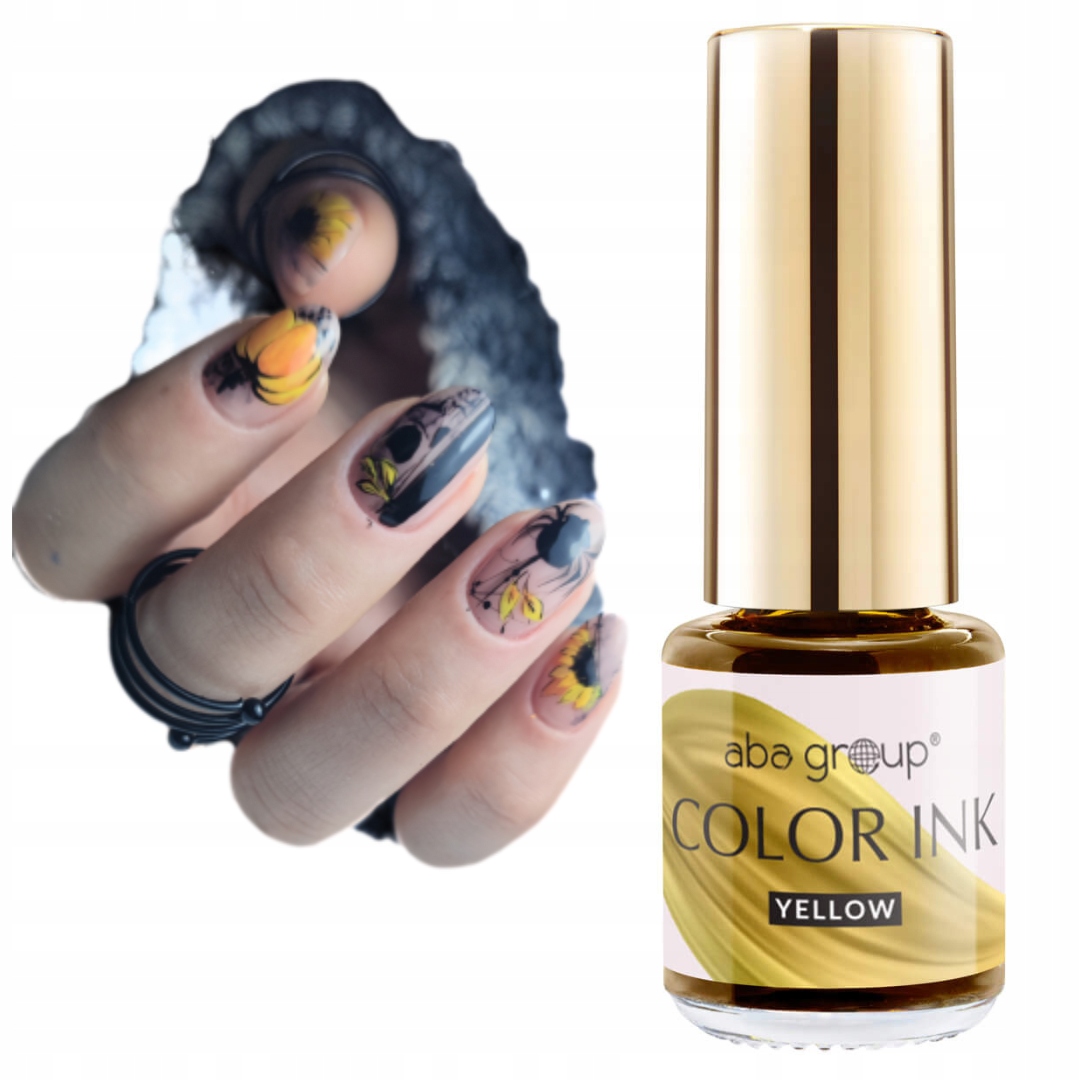 Żółty Atrament Do Zdobień Yellow INK Aba Group 5ml