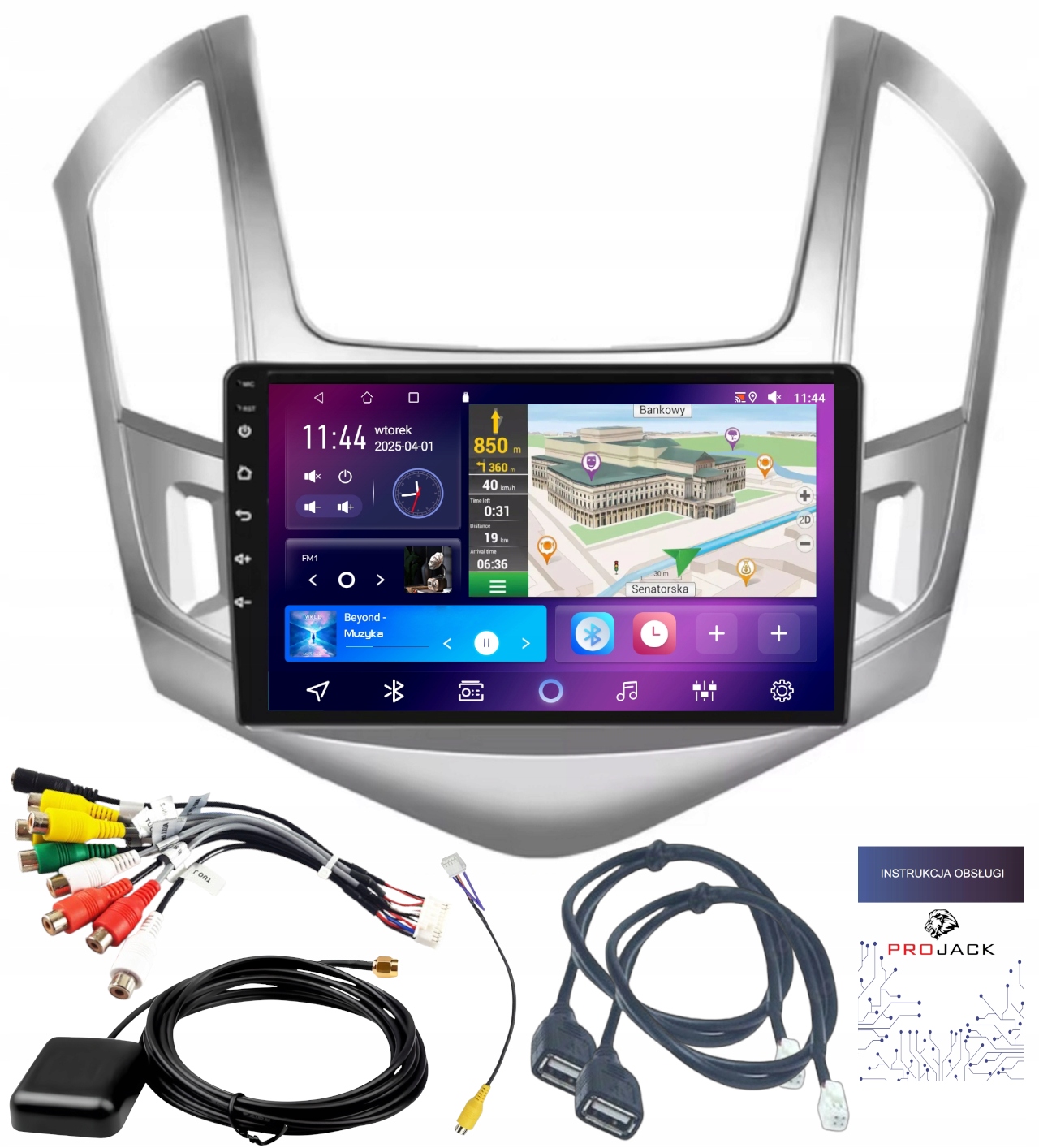 Autorádio Gps Android Chevrolet Cruze 2012-2015 Carplay 4GB 64GB