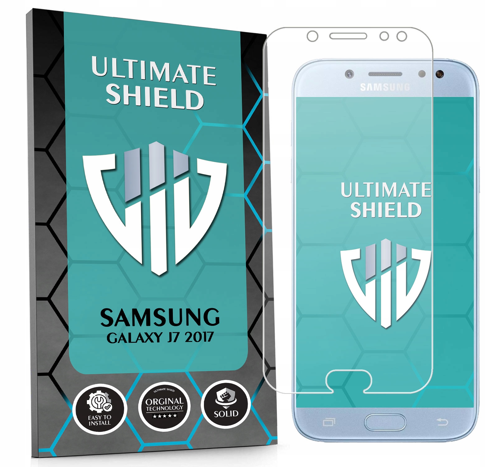 Sklo 3x Displej 7x Fotoaparát Rychlý Objektiv Pro Samsung Galaxy J7 2017