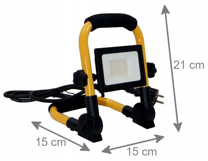 HALOGEN LED PRZENOŚNY ROBOCZY 30W + STATYW + KABEL Klasa efektywności energetycznej F