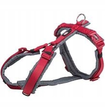 Premium trekingový postroj červená/grafit Varianta: L: 70-85 cm/ 25 mm