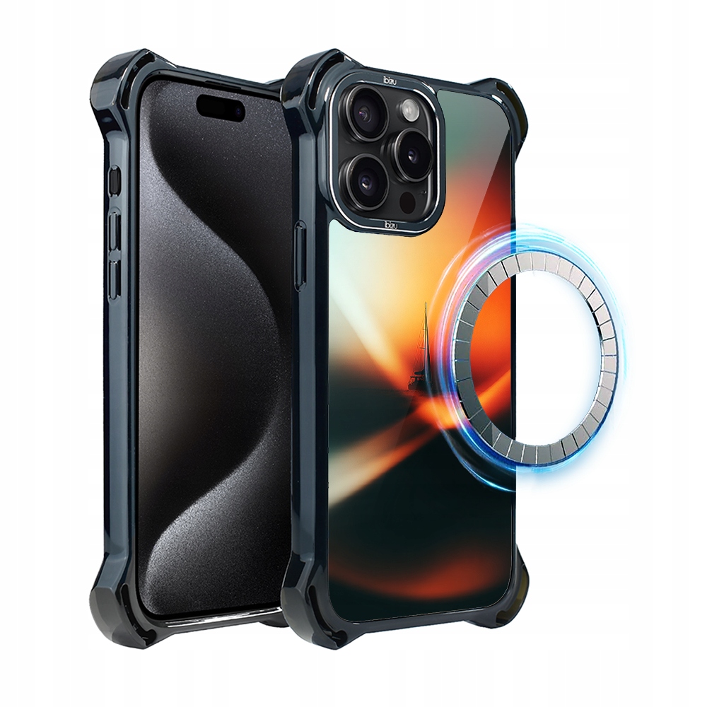 Pouzdro Ibizu DropGuard Ultra pro iPhone 15 Pro s MagSafe, Golden Hour