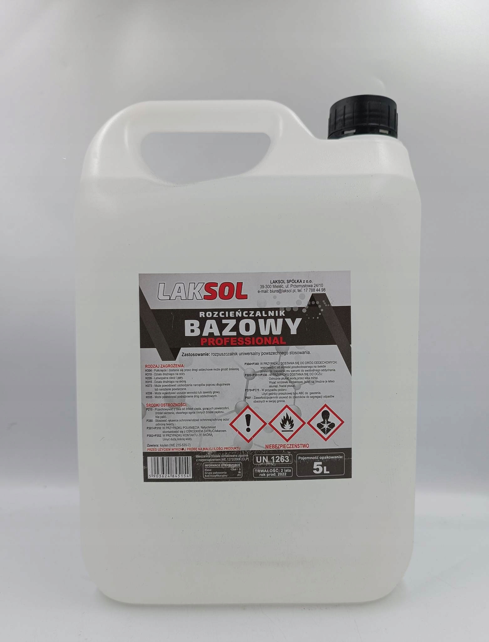 ROZCIEŃCZALNIK BAZOWY DO BAZY 5L LAKSOL