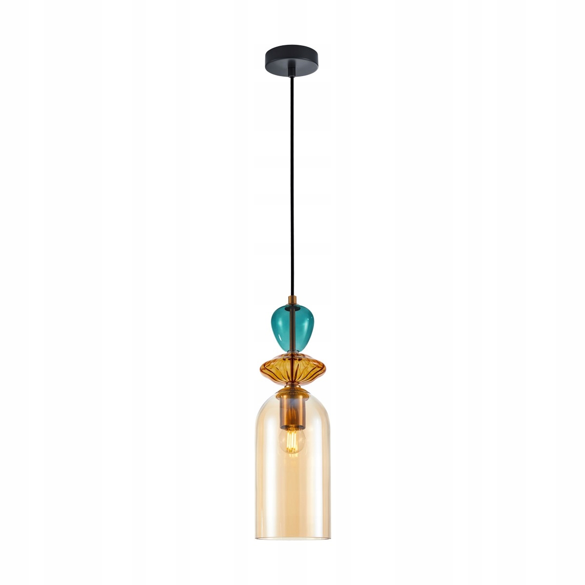 Busco PND-30263-1C-BRO-AMB lampa wisząca kolorowa