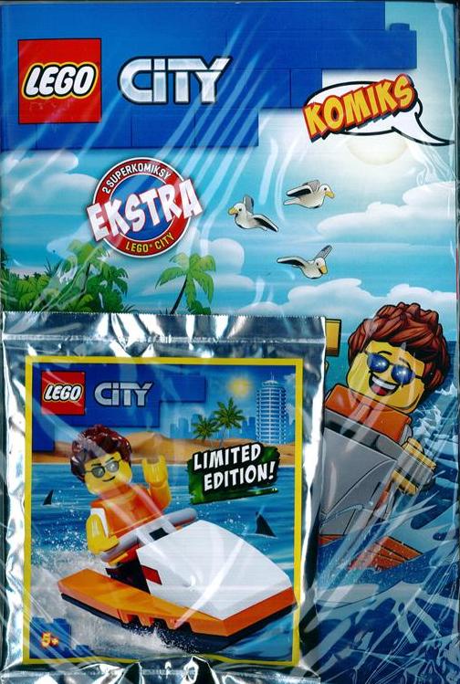 LEGO CITY KOMIKS nr 3/2021 + motorówka