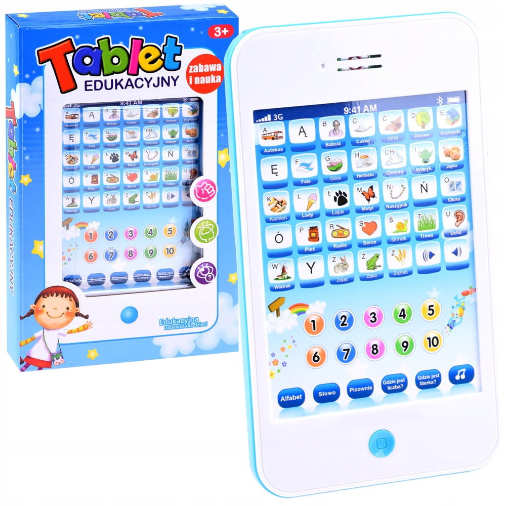 

Interaktywny Tablet edukacyjny w j. polskim ZA3223