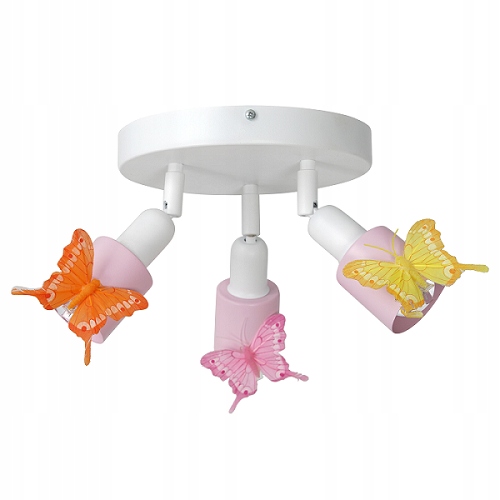 

Elza Pink Motyl Lampa Dziecięca Różowa Motylek E14