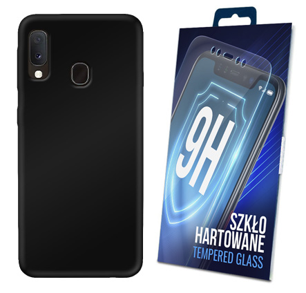 

Etui Szkło Czarne Matt do Samsung Galaxy A20E