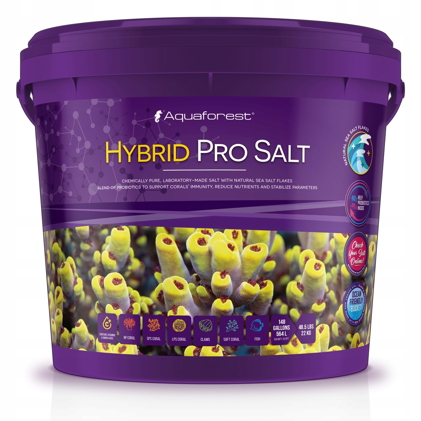 Levně Aquaforest Hybrid Pro Salt 22KG akvarijní sůl