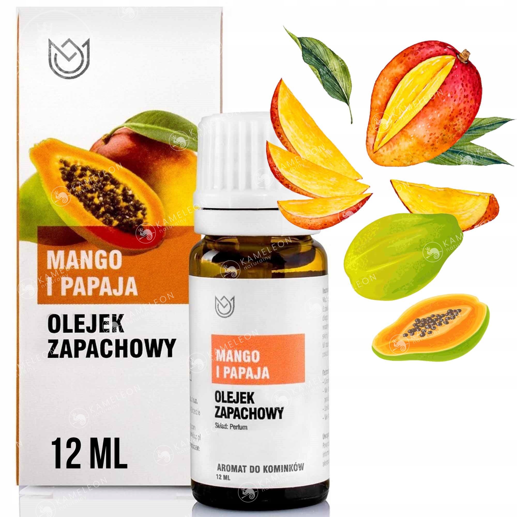 

Olejek Zapachowy Mango I Papaja 12ml orzeźwienie