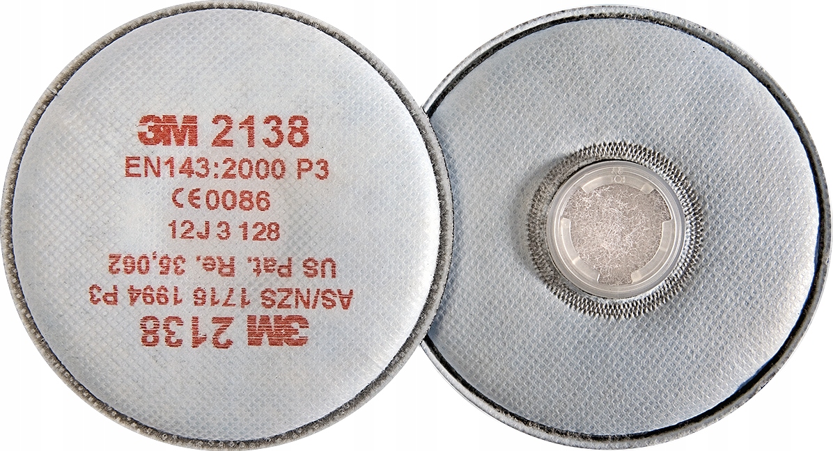 

Filtr 3M przeciwpyłowy 2138 FFP3 ozon kpl. 2 szt.