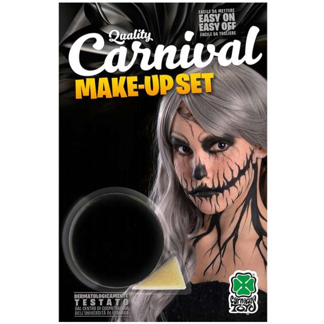 

Farba do malowania twarzy Czarna makijaż Zombie