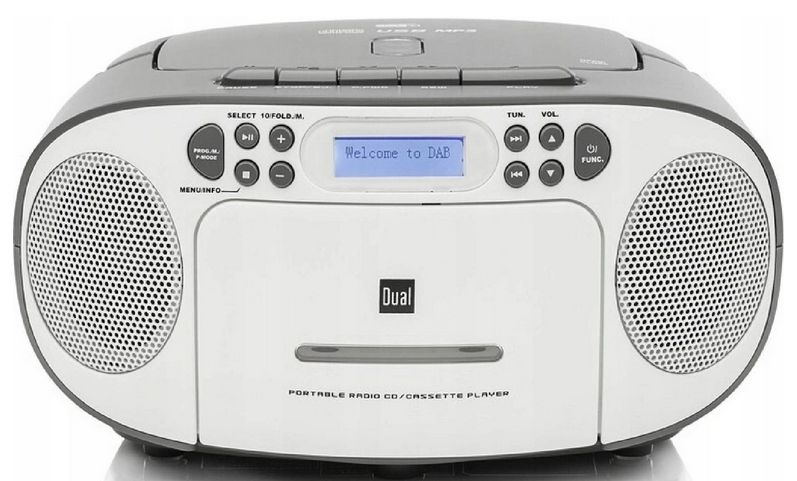 Radiopřijímač Dual Dpcd 100S CD Mp3 Usb Dab+ Rds Kazeta