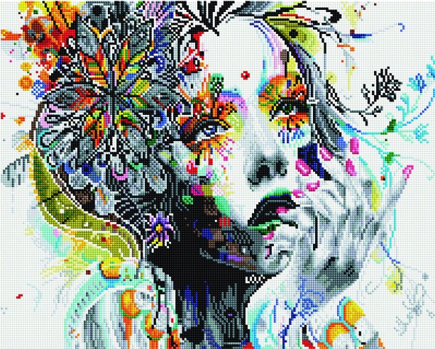 Diamantová mozaika na kroně 40x50 Ipicasso-pl