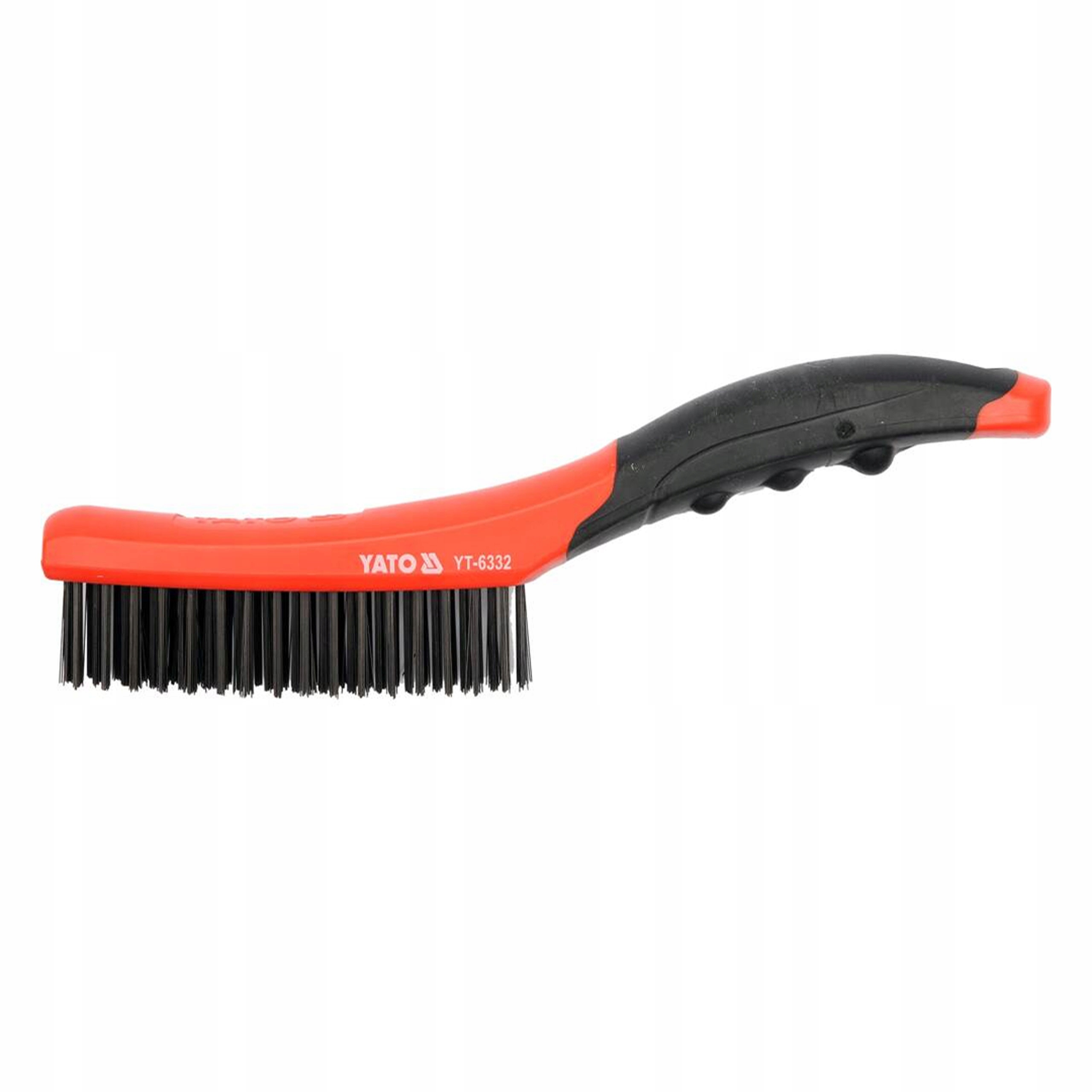 SZCZOTKA DRUCIANA Z PLASTIKOWA RACZKA