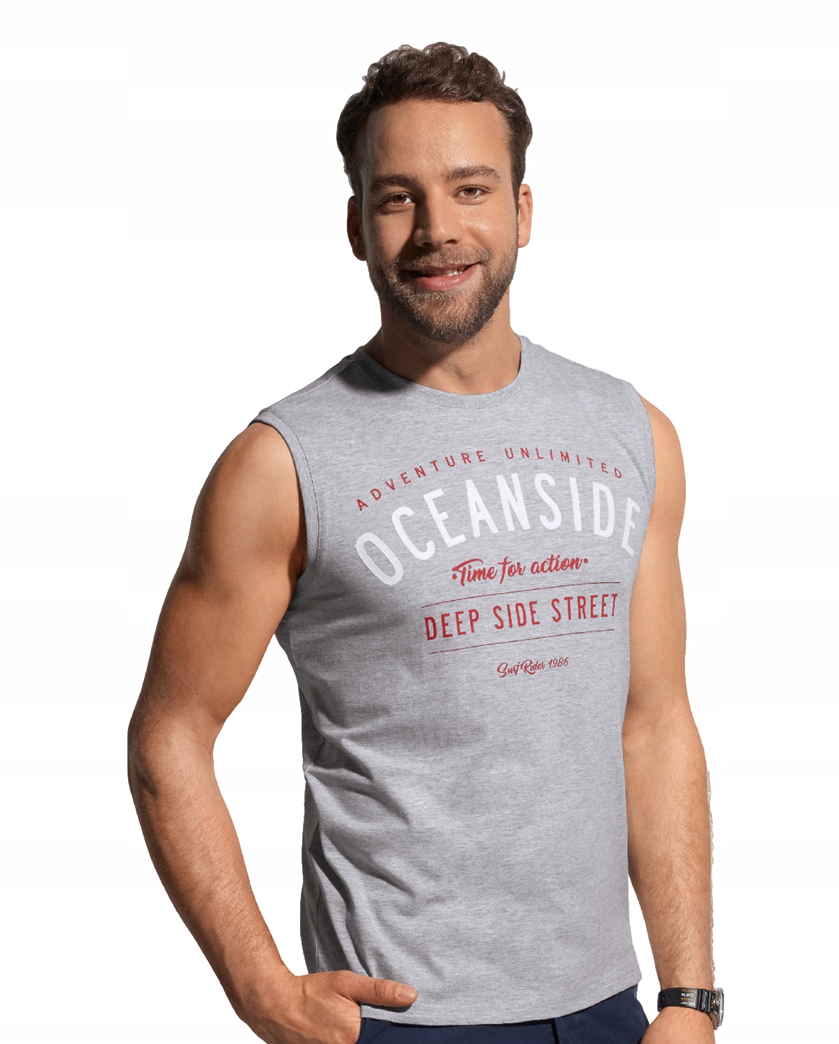 

Koszulka Tshirt Bluzka Top podkoszulka Szara *XL