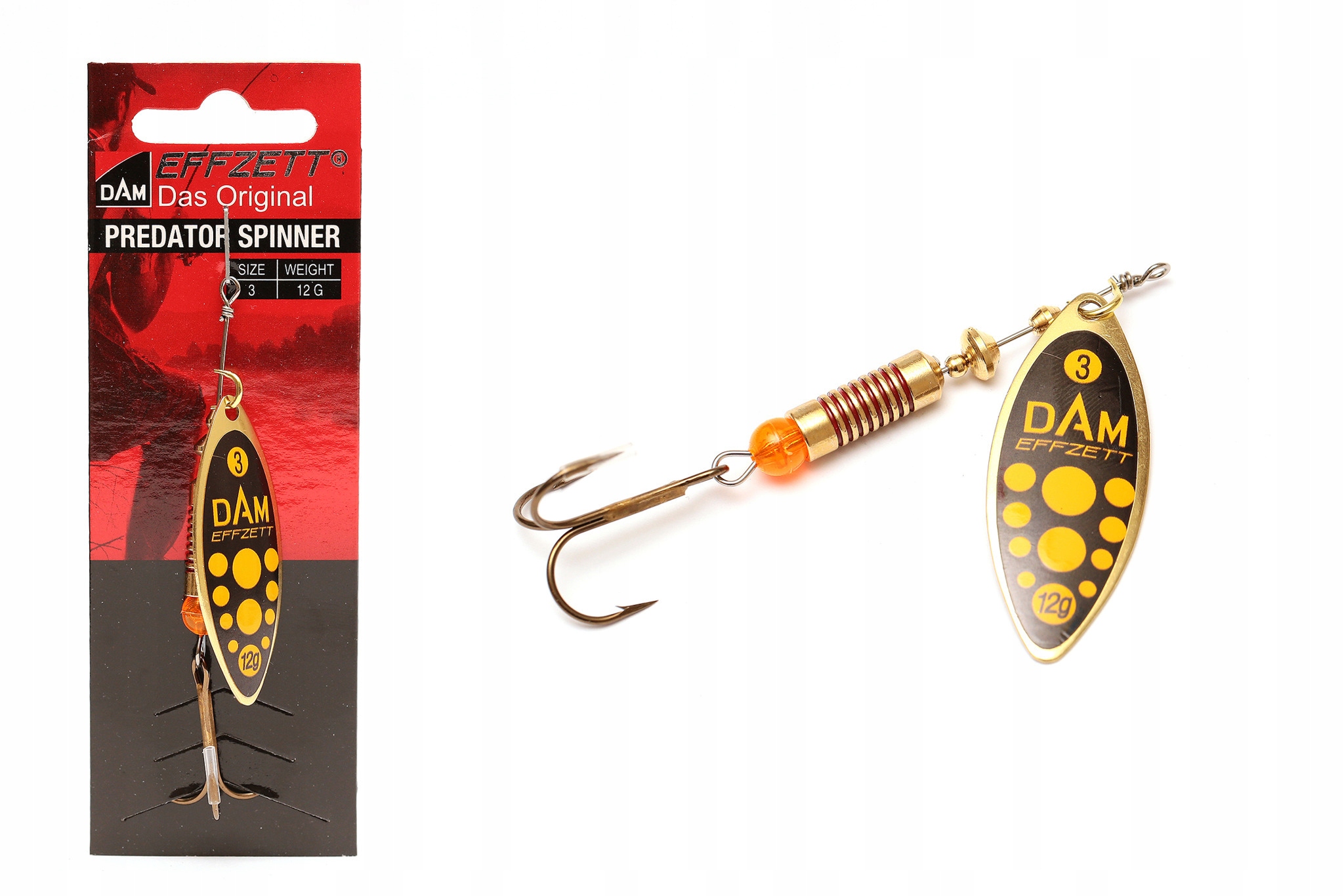 Błystka obrotowe Dam Predator Spinner r. 3 12 g