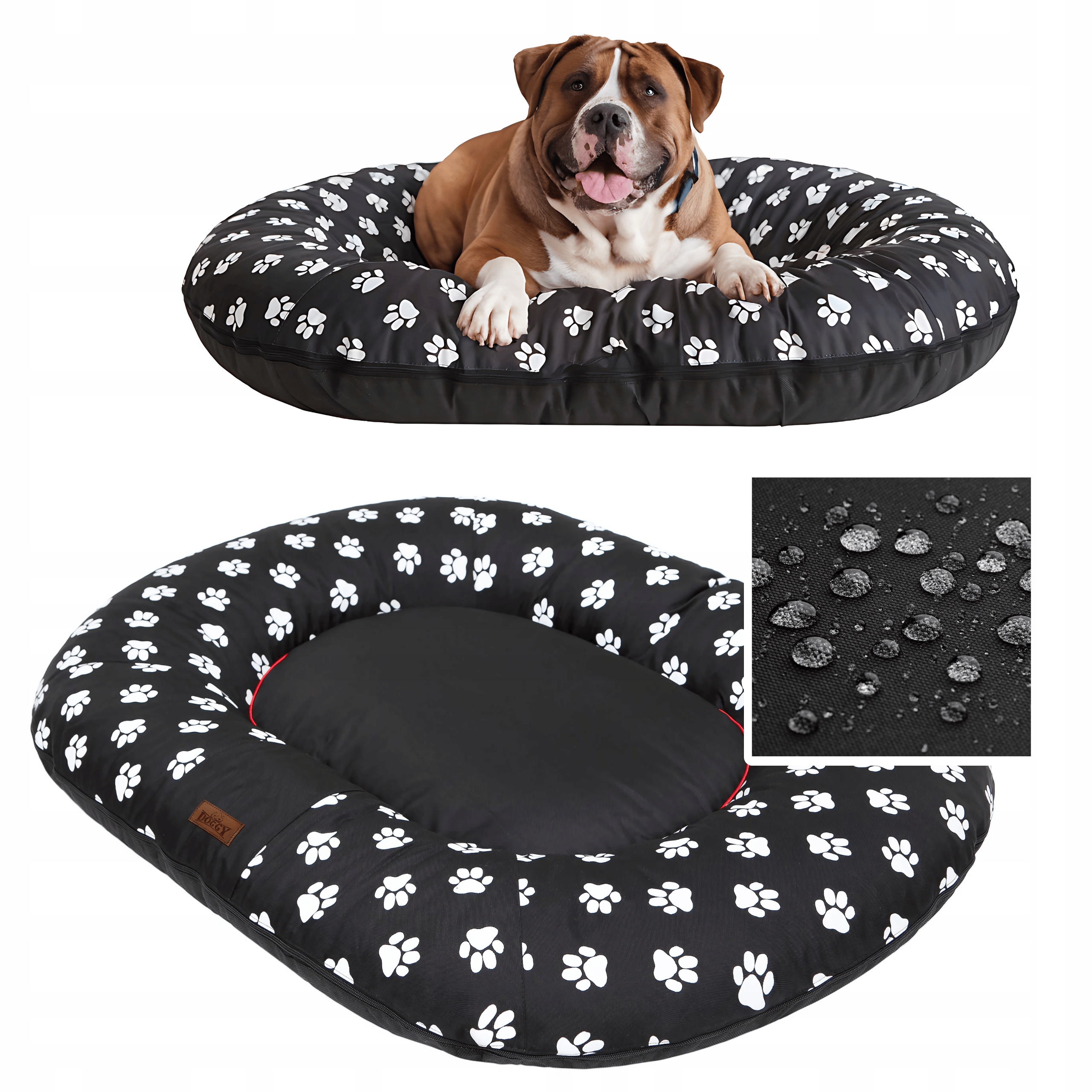 Pelíšek pro psa Odnímatelný potah voděodolná kotec L 89x64 cm