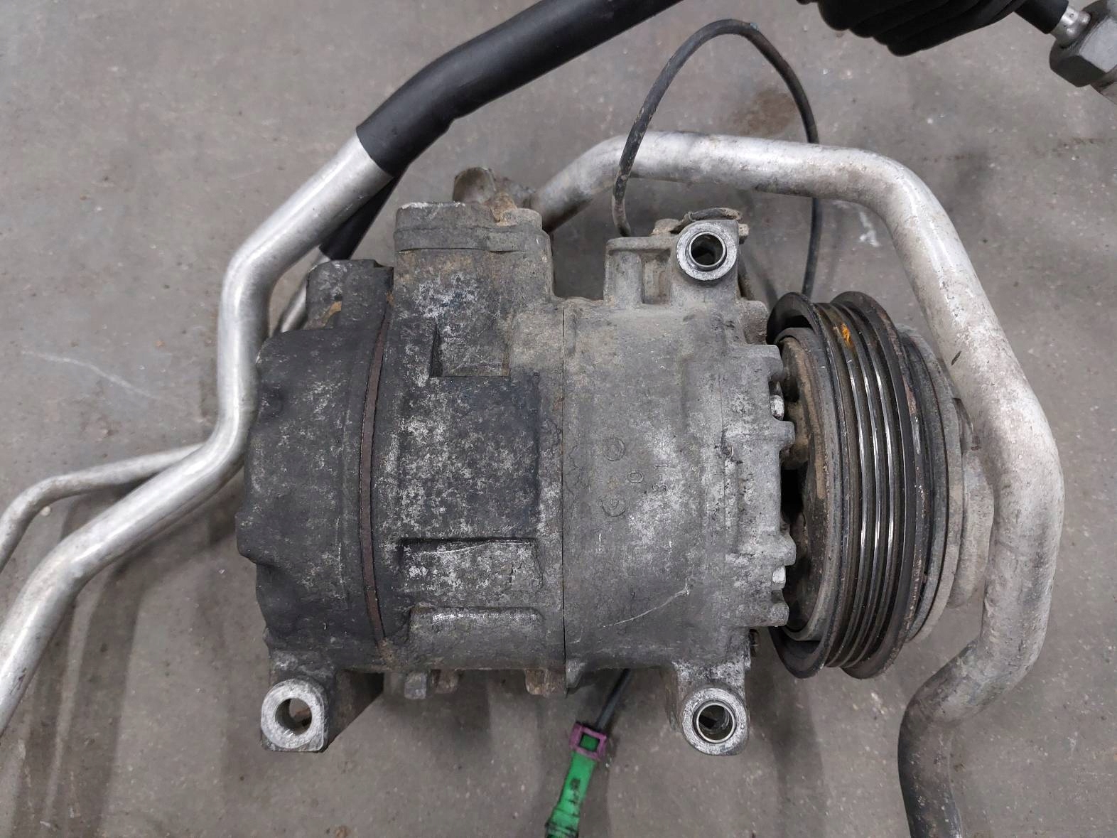 completa KLIMATYZACJA Radiatore / Raffreddatore + Tubi + Compressore AUDI A6 C5 2.5 TDI