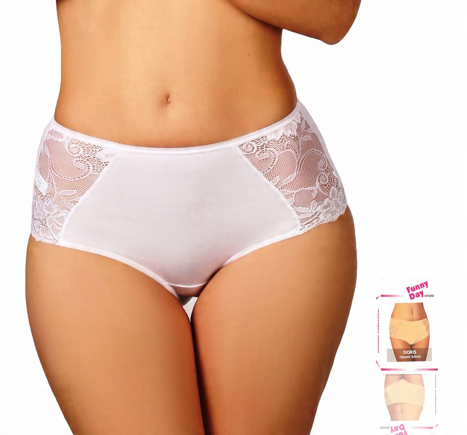 

Funny Day białe Doris mini bikini L