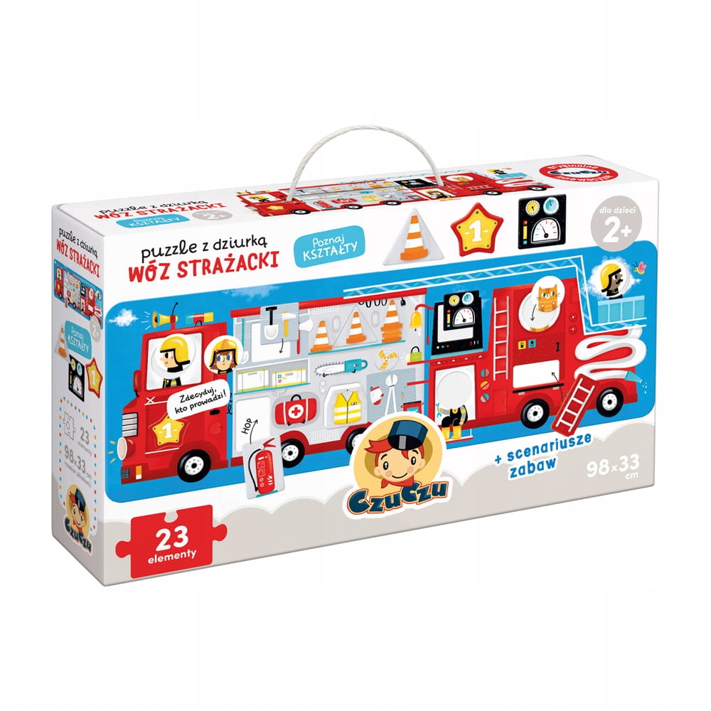

CzuCzu Puzzle z dziurką Wóz strażacki
