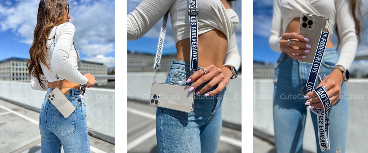 Smycz Zamienna Do Etui Case Telefonu OFF RÓŻOWA Producent inny